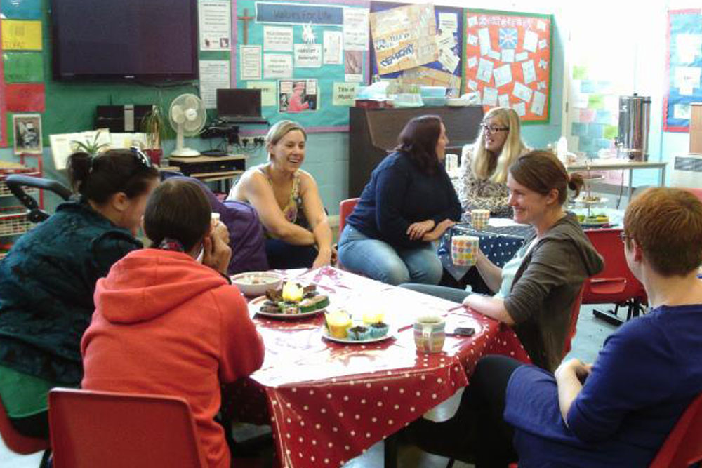 FOES having a well earned cup of Tea FOES having a well earned cup of Tea